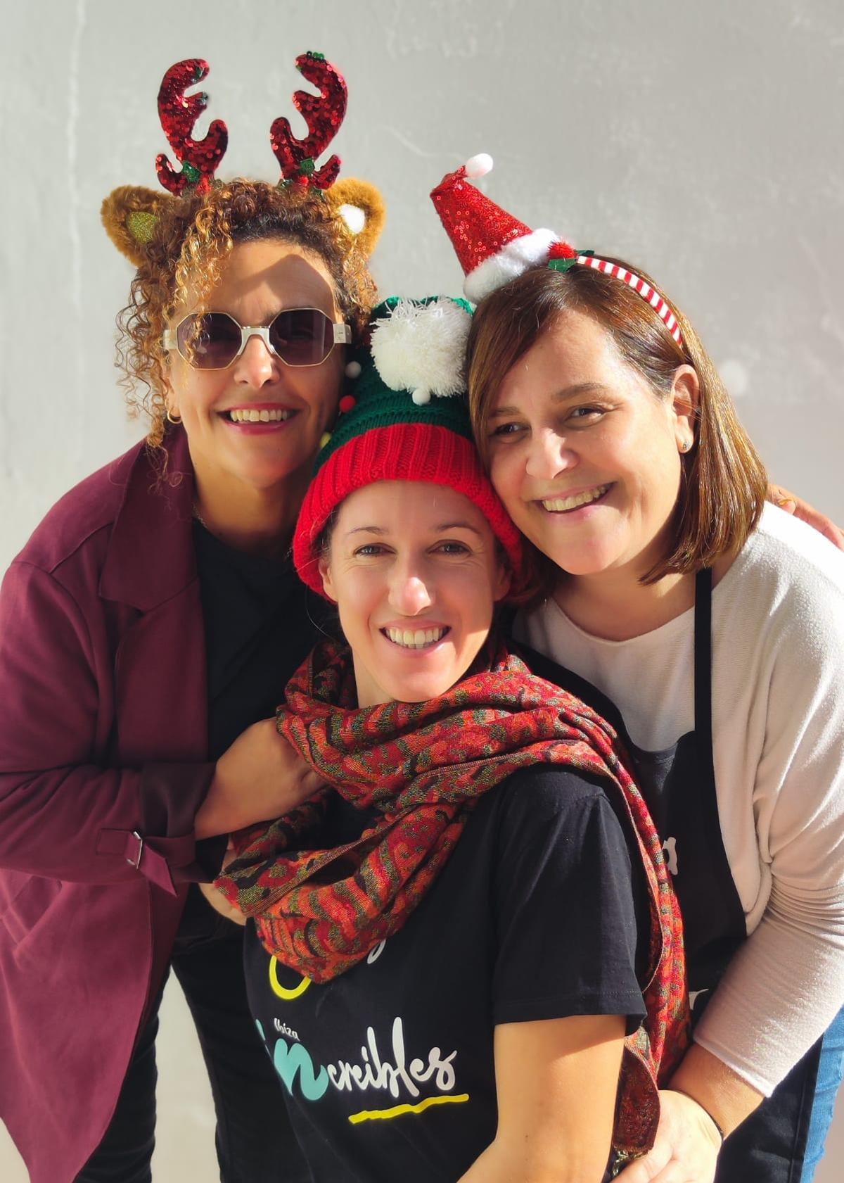 Consuelo Guerra, presidenta; Irene Moreno, vicepresidenta y Susana Ribas, secretaria de Ibiza IN.