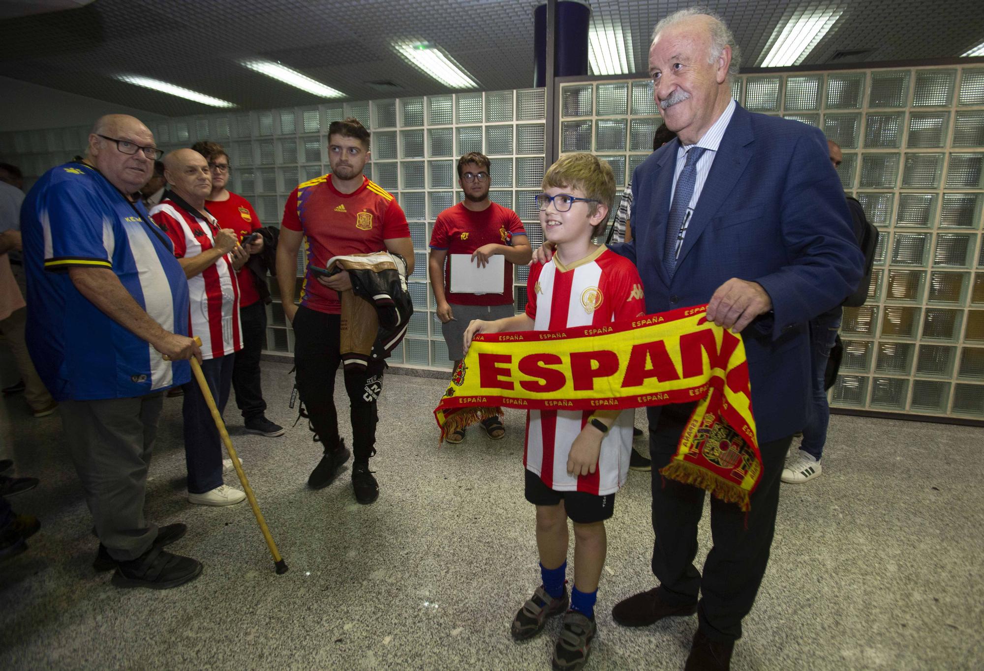 Vicente del Bosque participa en una jornada conmemorativa del Centenario del Hércules