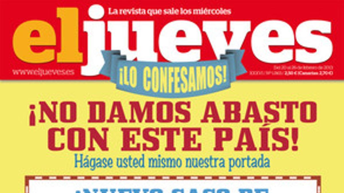 La portada de esta semana de 'El Jueves'.