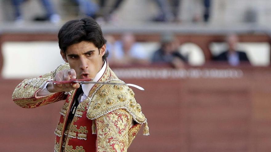 Victor Barrio, en la plaza de Las Ventas en Madrid