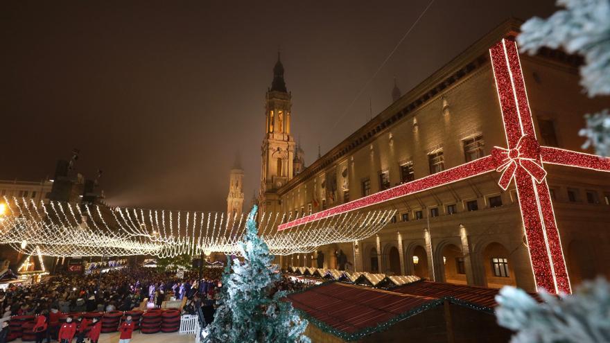 Solo una empresa puja para llevarse el contrato principal para instalar las luces de Navidad este año en Zaragoza