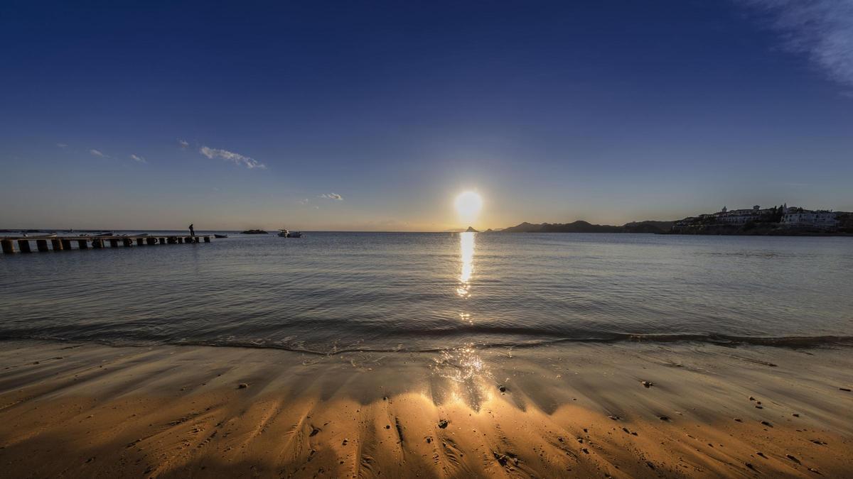 Playa Calabradina, en Águilas.