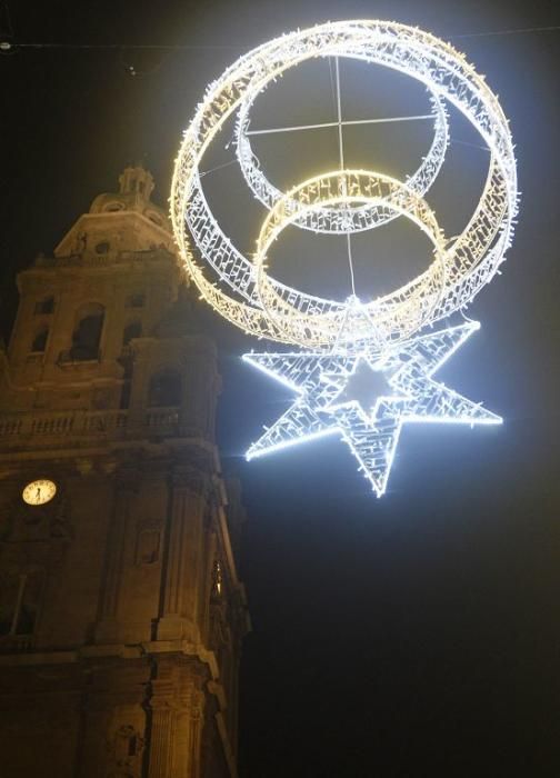 Encendido de luces de Navidad en Murcia