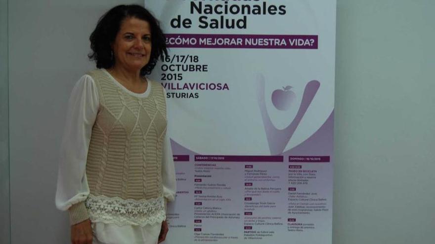 Amelia de la Ballina, ayer, en la presentación de las jornadas.