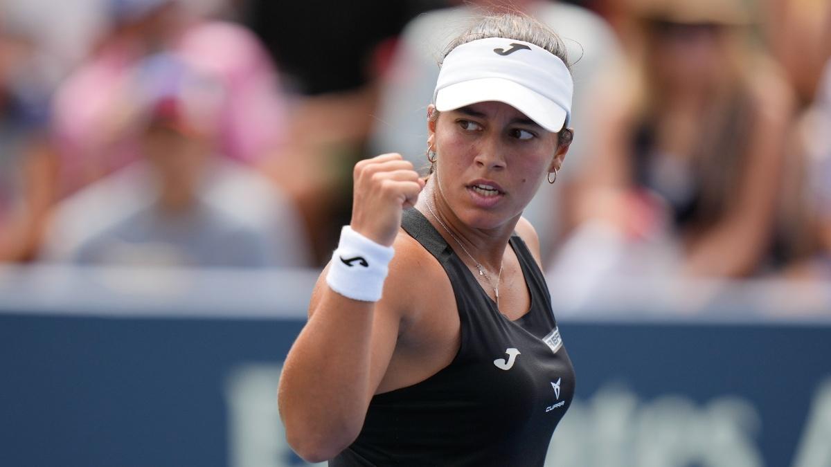 Bouzas, durante el US Open 2024