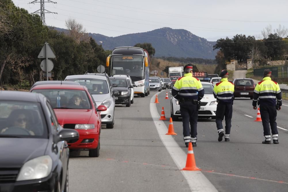 Accident a Llagostera