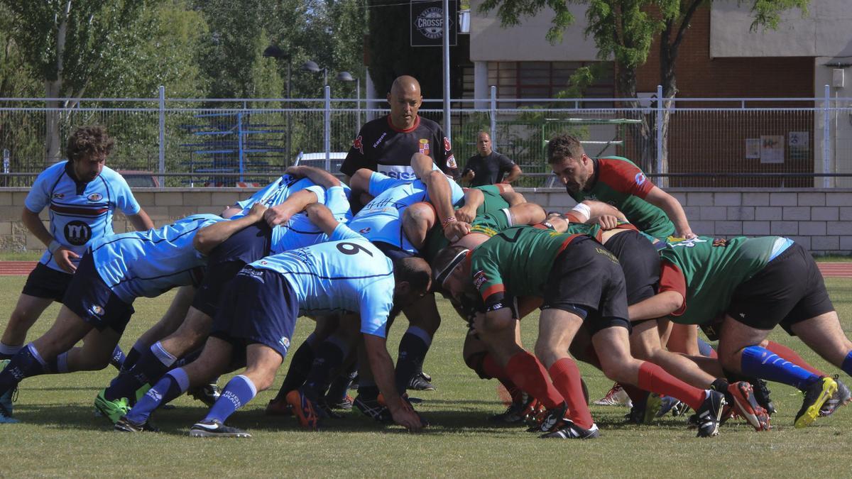 Un partido del Rugby Zamora