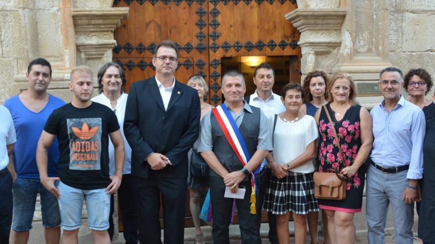 Foto de familia de la visita de los franceses a Ricote.