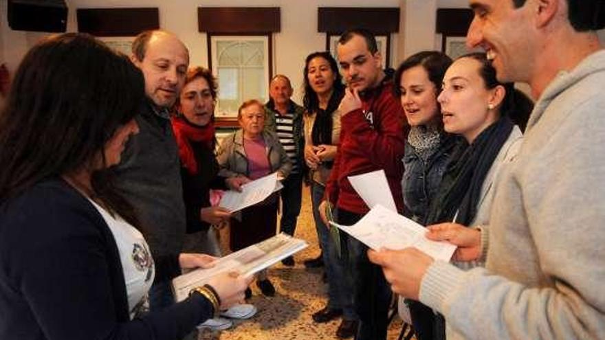 Imagen de la última asamblea que celebró la SCD Samieira. // G.S.