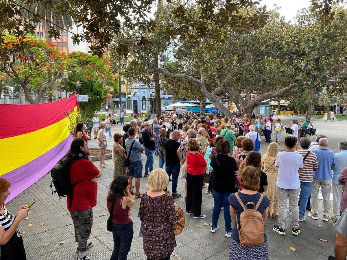 Homenaje a Federico García Lorca en el Parque San Telmo