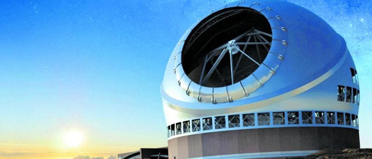 Maqueta del Observatorio del Roque de los Muchachos. | | LA PROVINCIA / DLP
