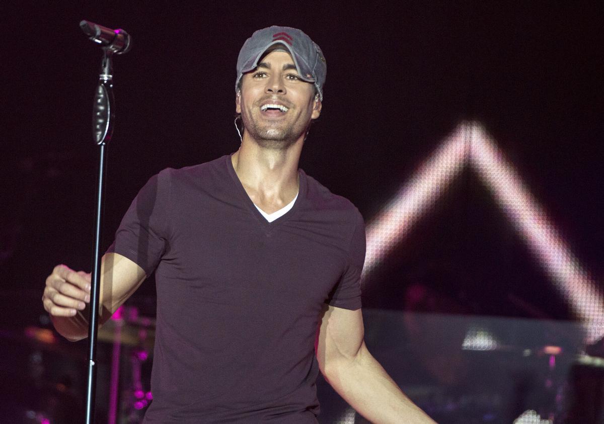 El cantante madrileño Enrique Iglesias.