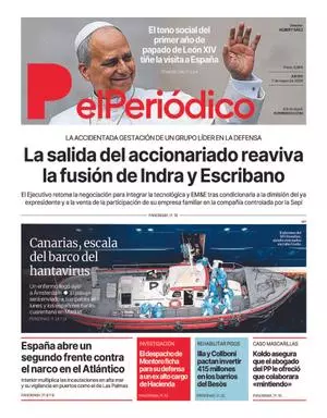 La portada de EL PERIÓDICO del 7 de mayo de 2026