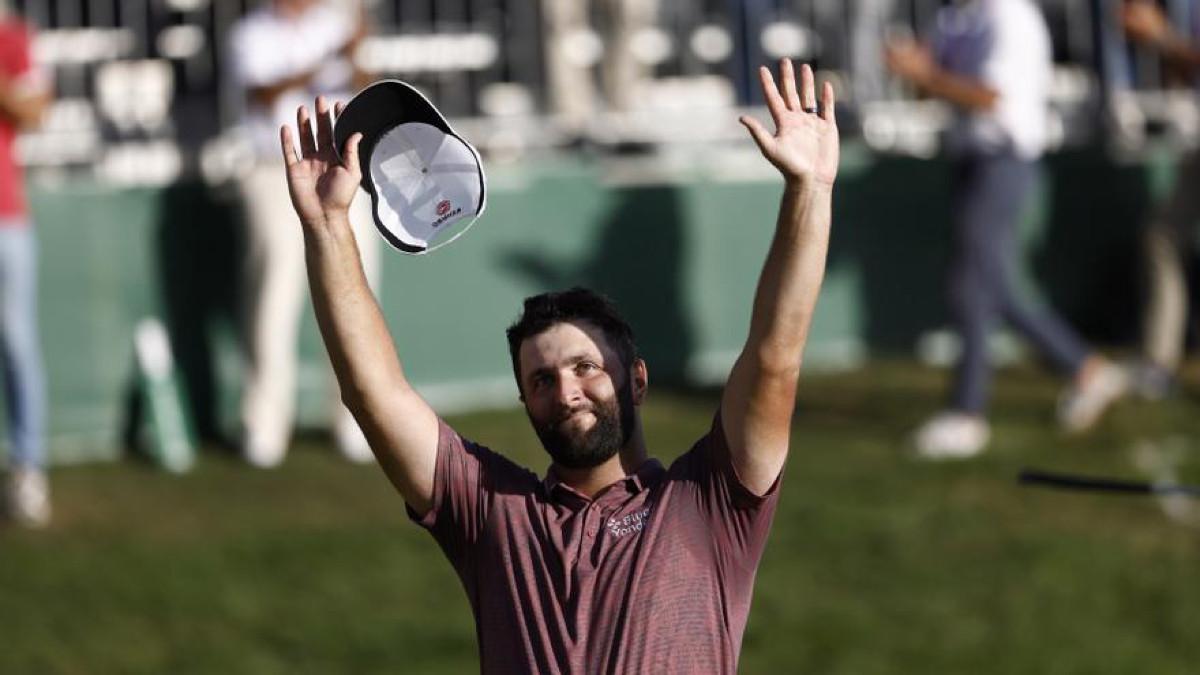 El golfista español Jon Rahm, campeón en Augusta.