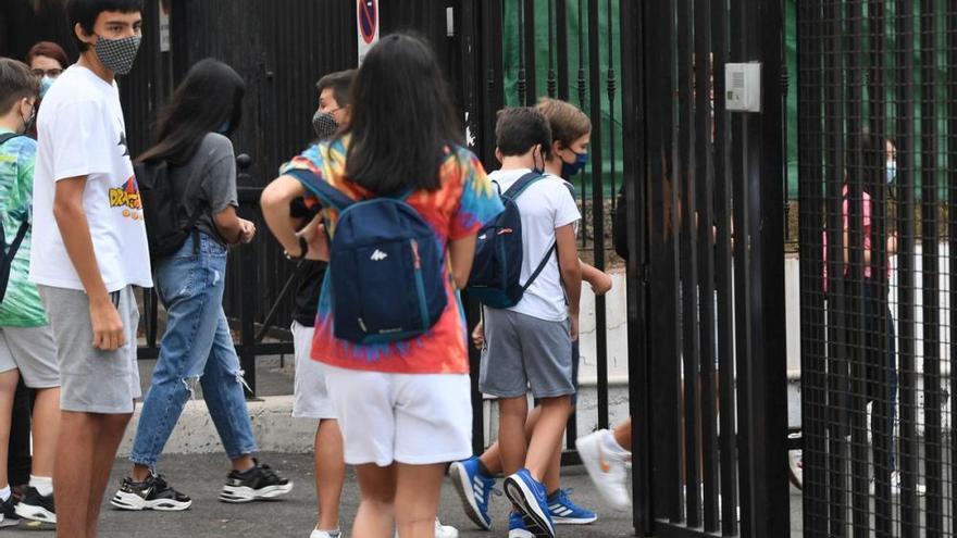 Vuelta al cole de los alumnos de Secundaria