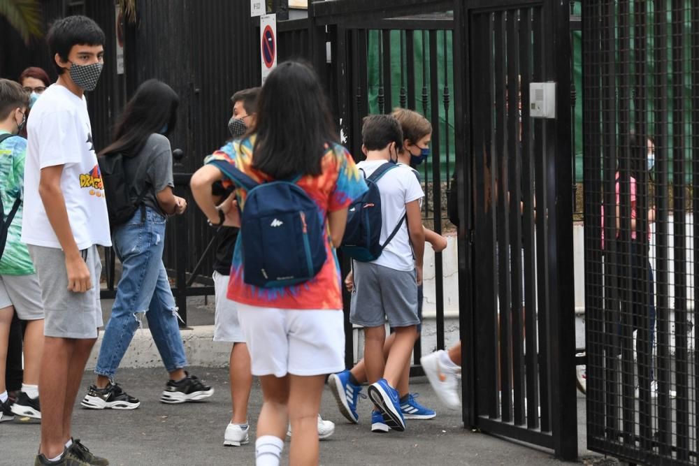 Vuelta al cole de los alumnos de Secundaria