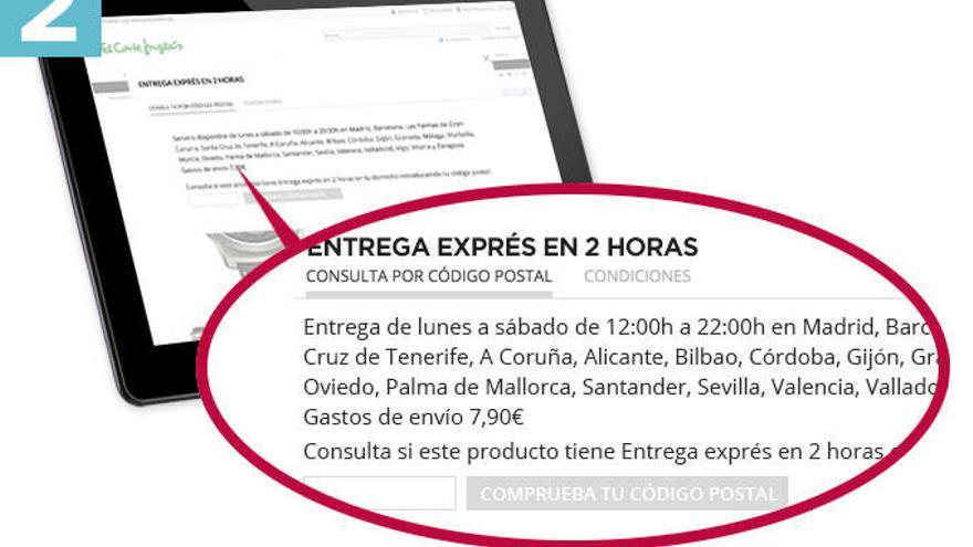 El Corte Inglés amplía a Murcia su servicio &#039;Click&amp;Express&#039;