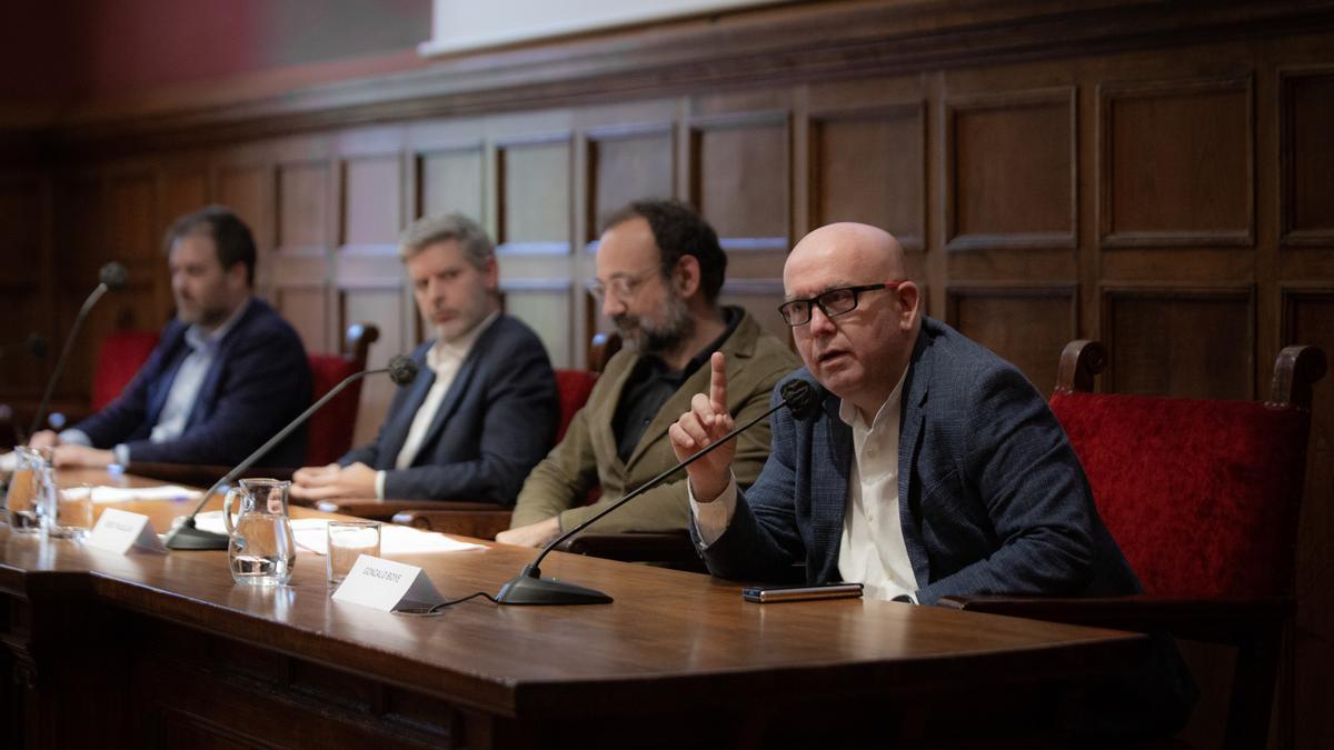 Els advocats Antoni Abat, Andreu Van den Eynde, Benet Salellas i Gonzalo Boye