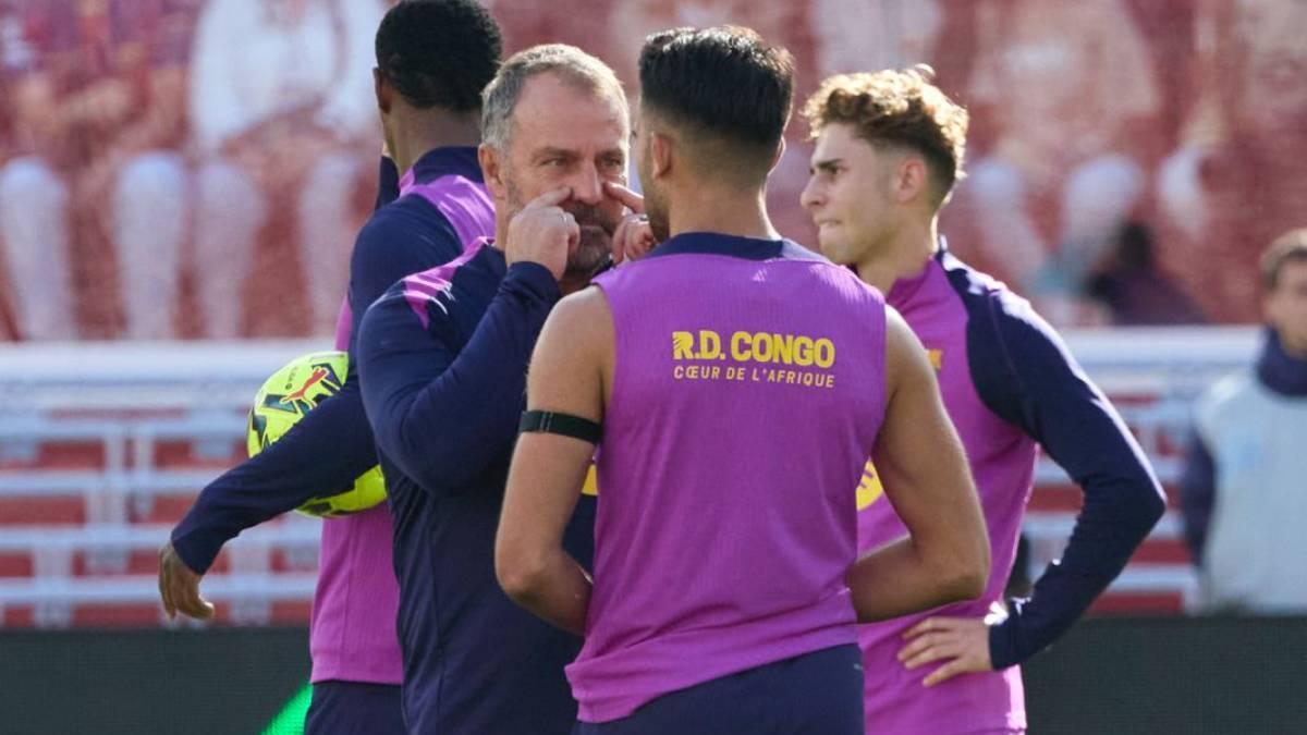 Eric Garcia ya lo dijo tras el partido frente al Brujas: "Creo que me ha roto la nariz..."