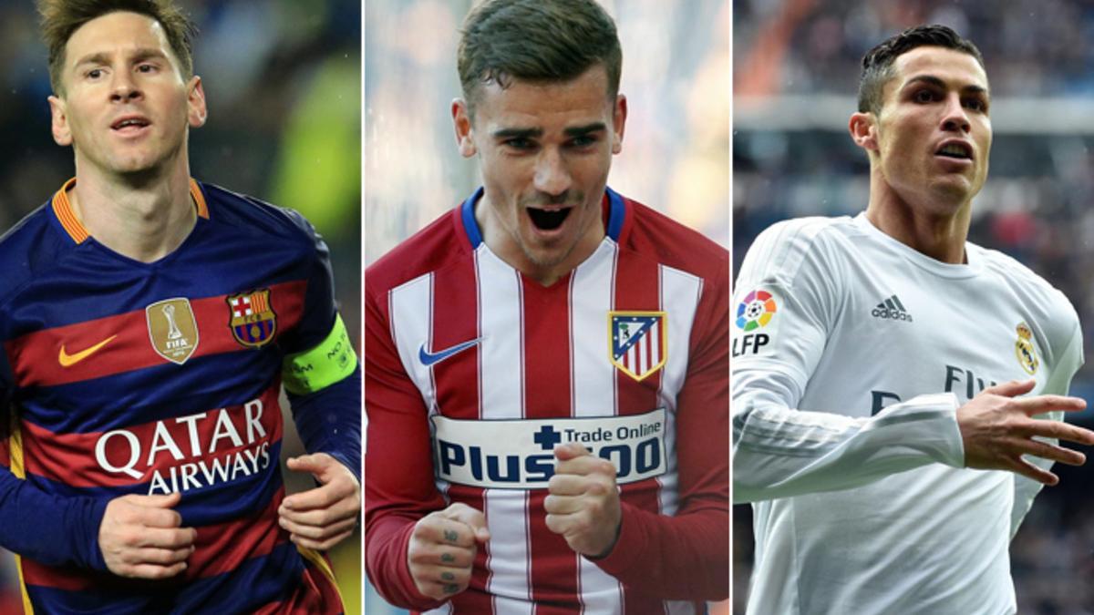 A Barça, Atlético y Madrid les quedan seis jornadas para decidir el campeón de Liga