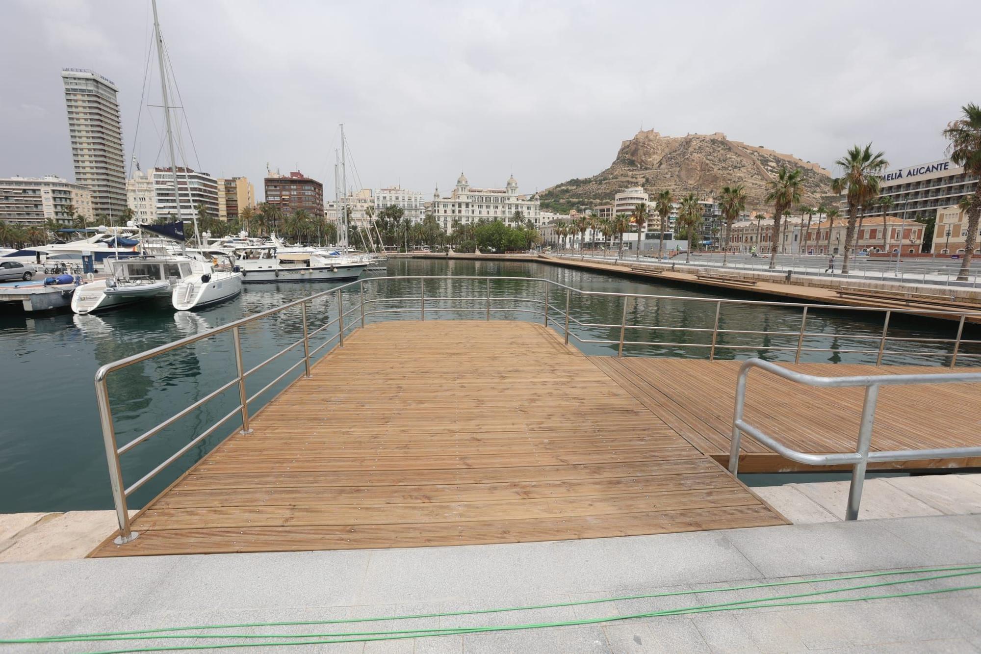 El puerto de Alicante estrena nuevo paseo