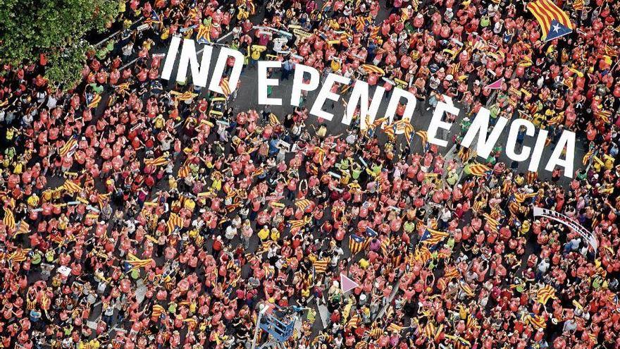 Catalunya celebra la Diada amb  la vista posada al Tribunal Suprem