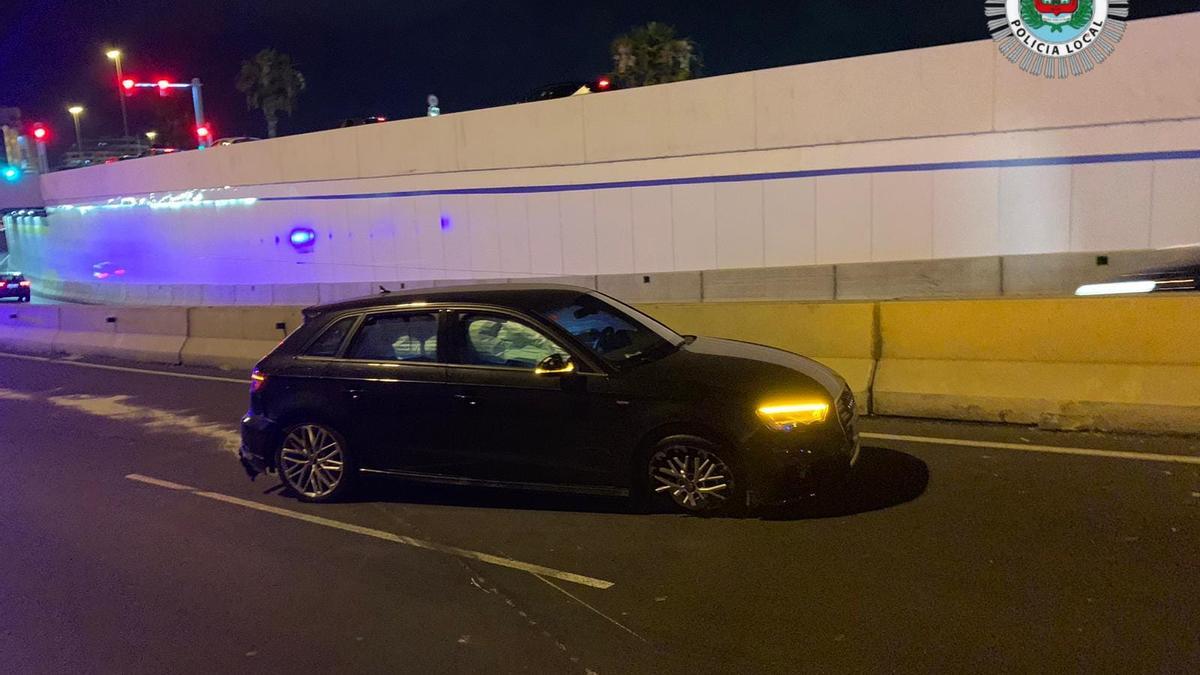 Un conductor ebrio causa un accidente en la Avenida Marítima (25/05/23)