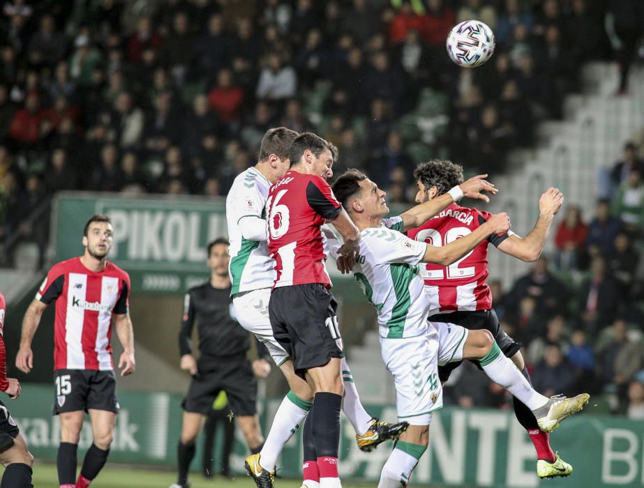 El Elche aguanta hasta el séptimo penalti pero cae ante el Athletic en la Copa del Rey