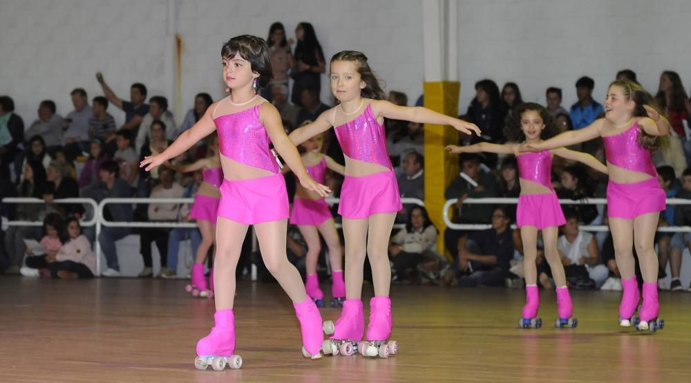 Los alumnos de Silleda cuelgan los patines