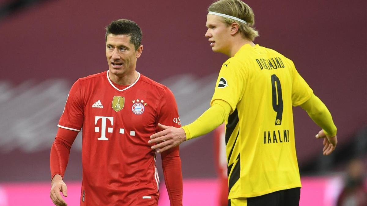 Robert Lewandowski y Erling Haaland, protagonistas absolutos de la jornada 24 de la Bundesliga