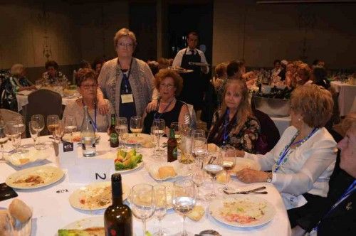 Almuerzo de la asociacion de viudas en Murcia