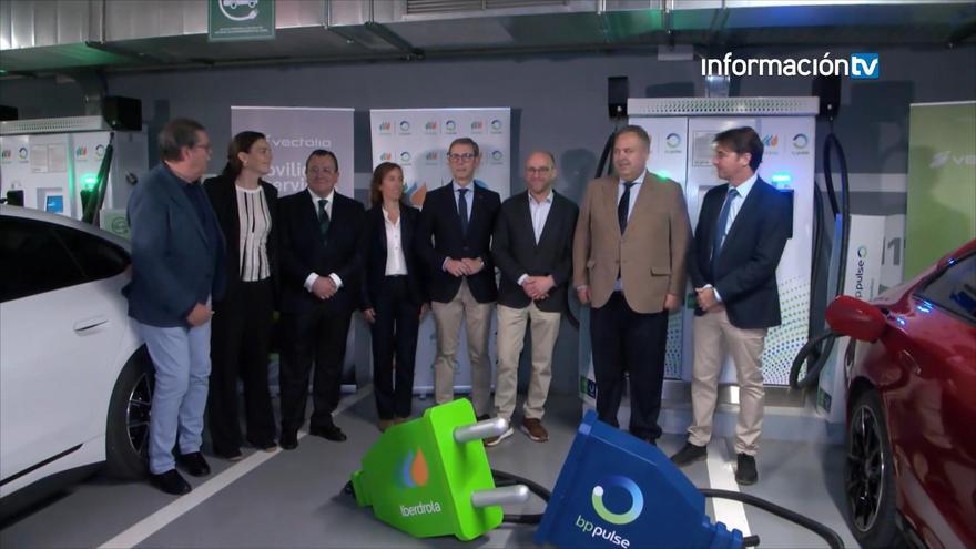 Alicante estrena el mayor hub de recarga eléctrica del centro de la ciudad