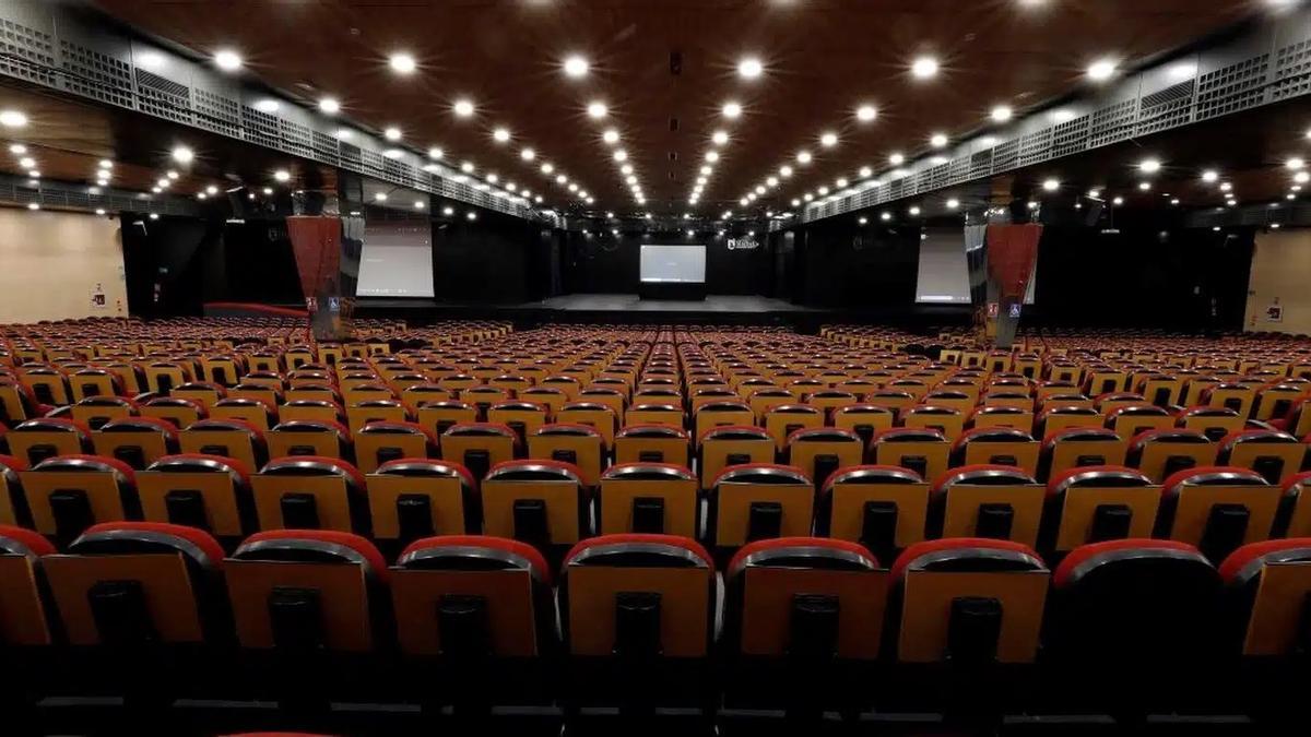 Interior del Palacio de Congresos de Marbella.