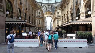 Italia siembra de bolardos sus lugares emblemáticos tras el atentado de Barcelona