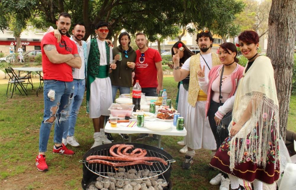 Ambiente en el Jardín de la Seda durante el Bando de la Huerta