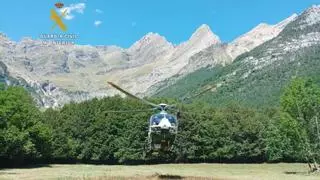 Rescatan ileso a un senderista francés enriscado en el pico Gran Facha, en Sallent de Gállego