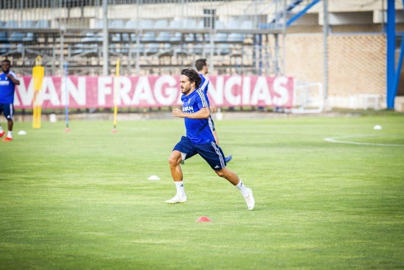 Entrenamiento del Real Zaragoza del 24 de julio