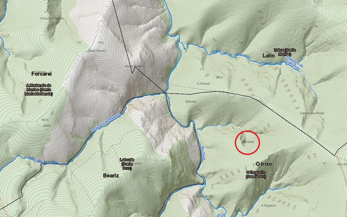 Converxencia interparroquial nas inmediacións do val de Mariadiz.
