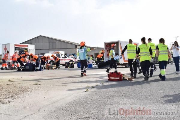 Simulacro de la UME en Alcantarilla