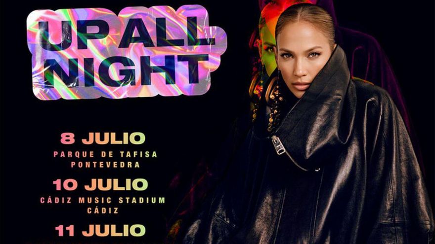 Cartel promocional de la gira de LO.