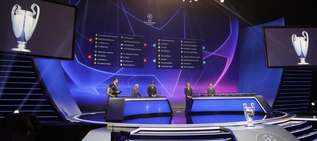 Sorteo fase de grupos de la Champions 2019, en directo