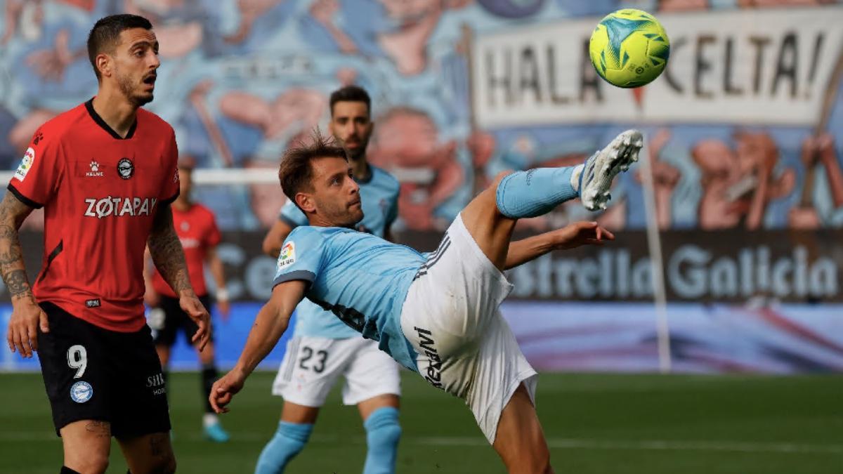 El Celta durante el último partido en casa ante el Alavés