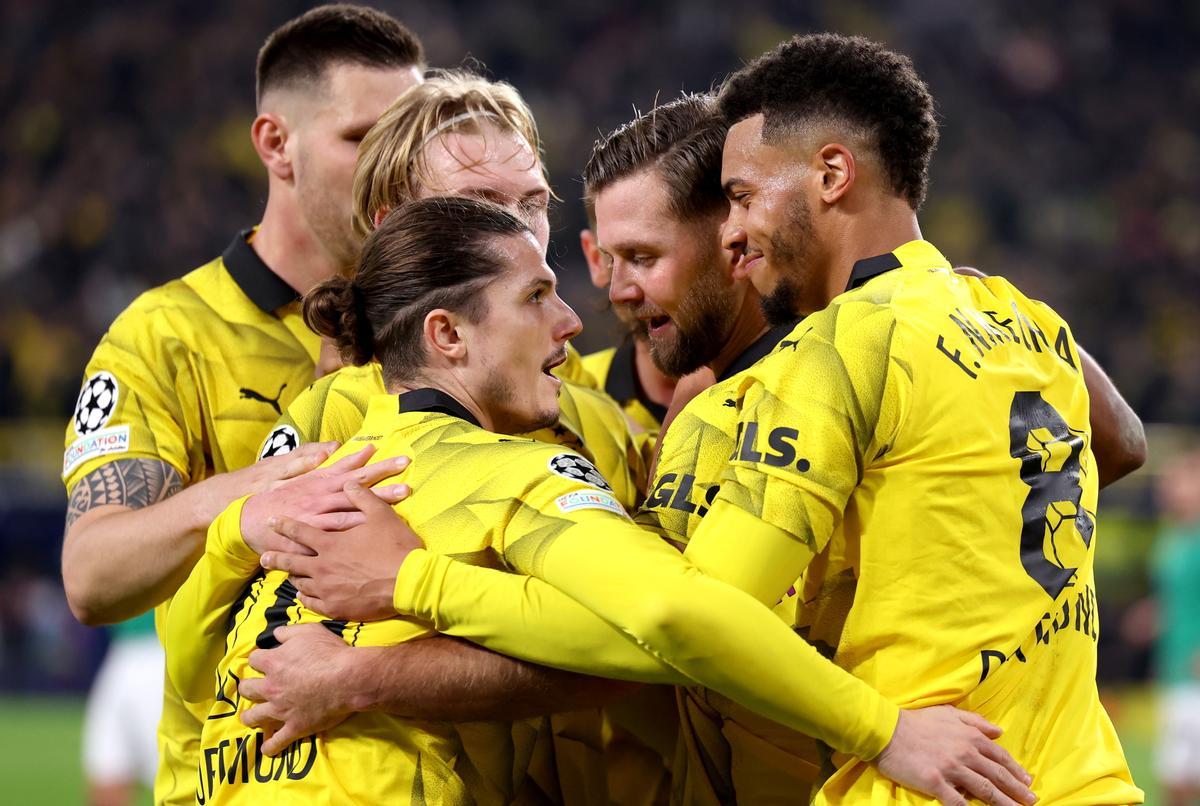 Resumen, goles y highlights del Dortmund 2 - 0 Newcastle de la Jornada 4 de la Fase de Grupos de la Champions League