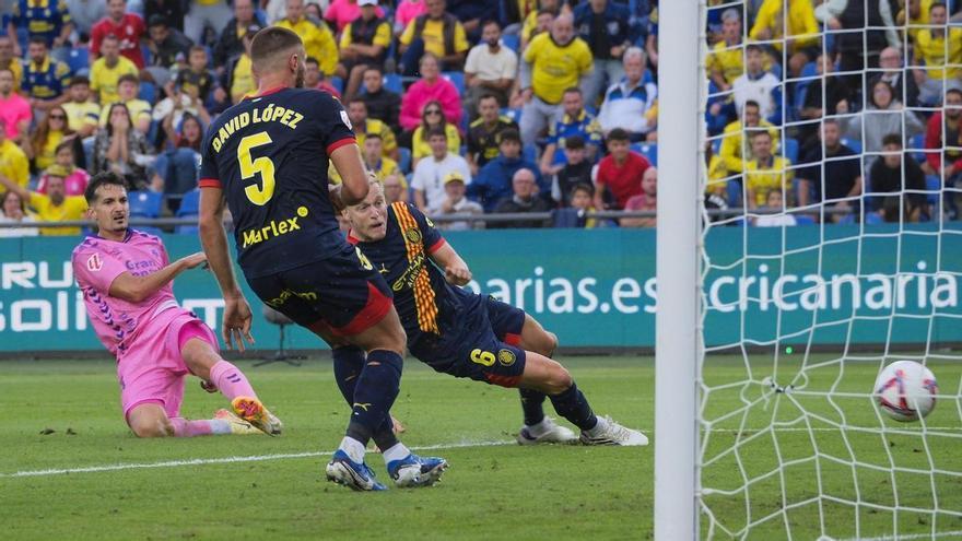 El Girona también cae en Las Palmas