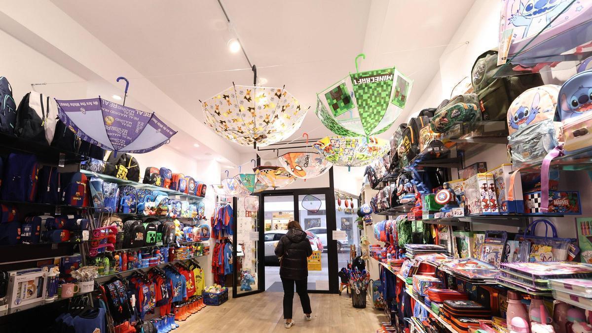 Interior of a shop in Ibiza.