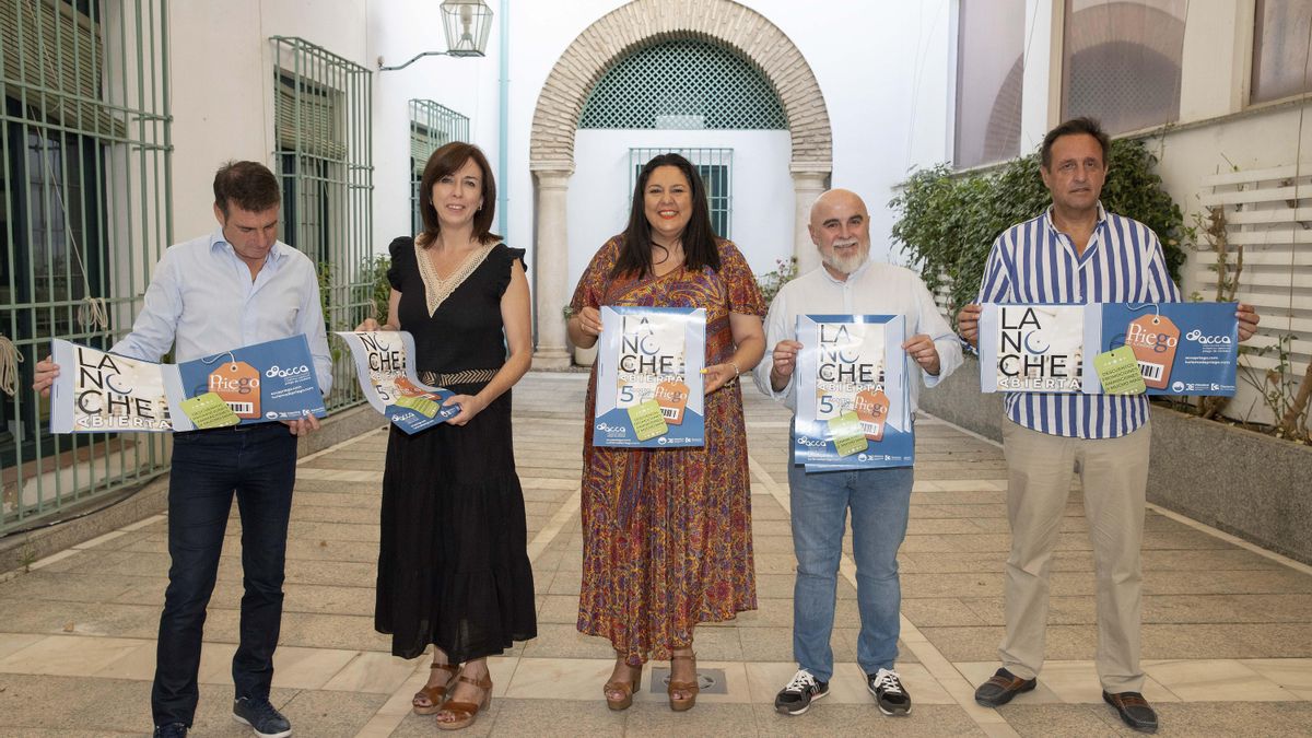 Acto de presentación de la Noche Abierta de Priego.