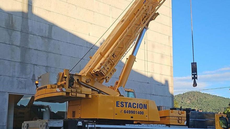 Grúa para las obras en el Auditorio  | G.N.