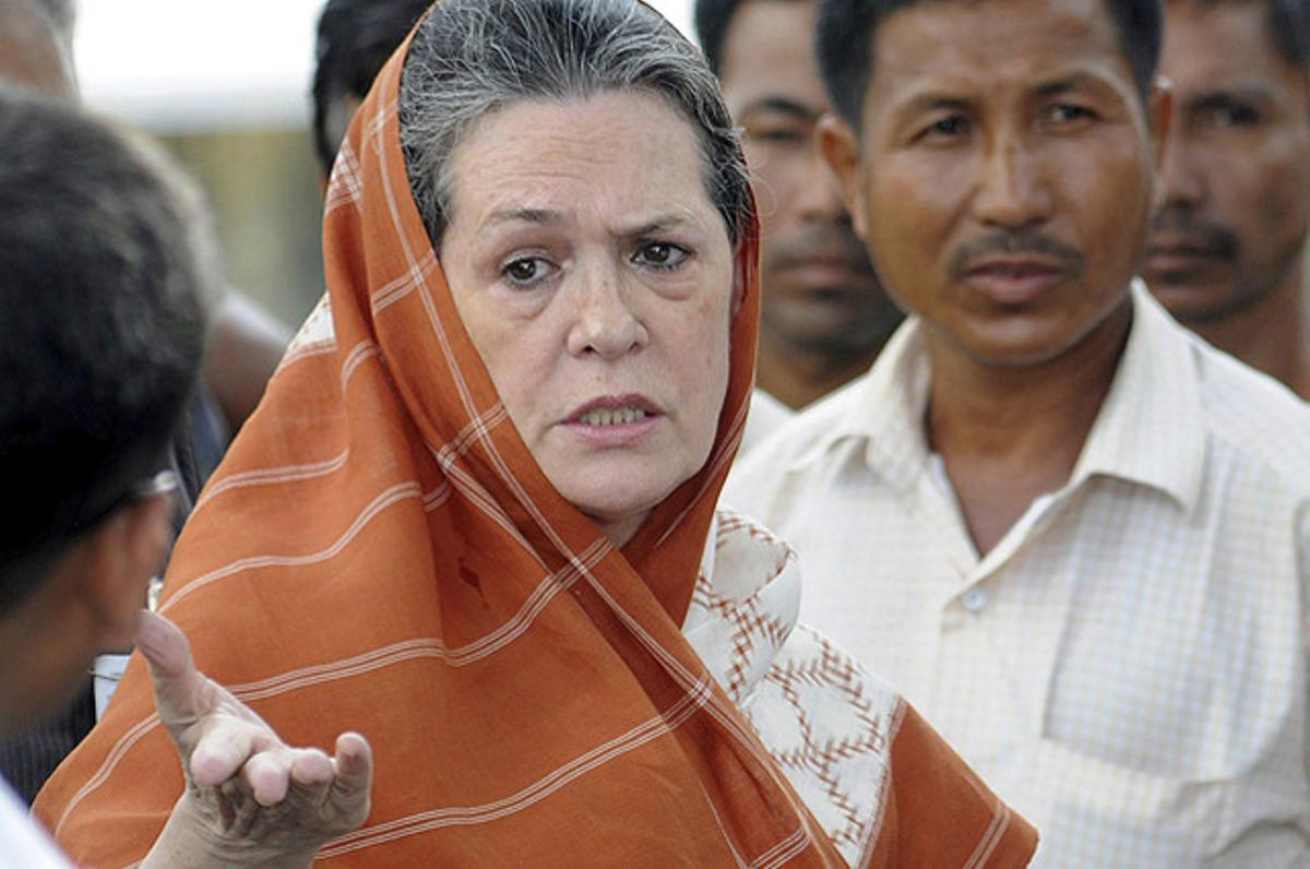 Sonia Gandhi és la presidenta del Partit del Congrés de l’Índia. EFE