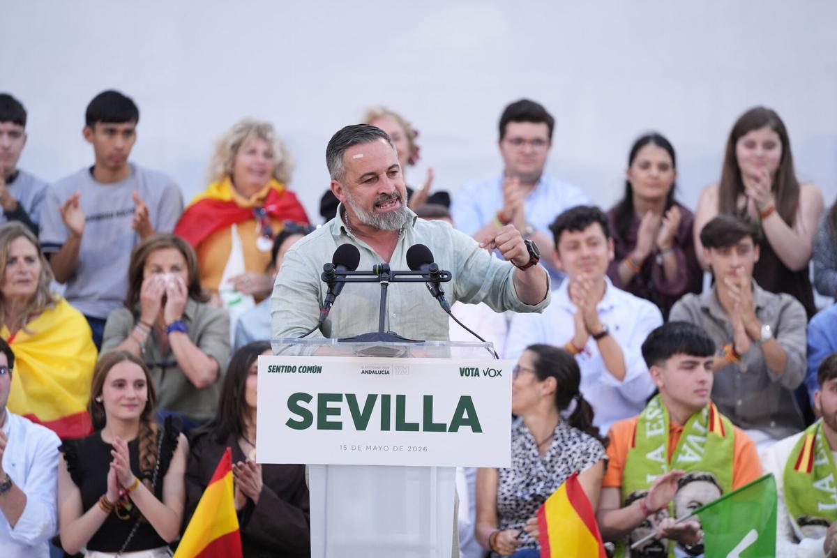 Las imágenes del cierre de campaña en Andalucía