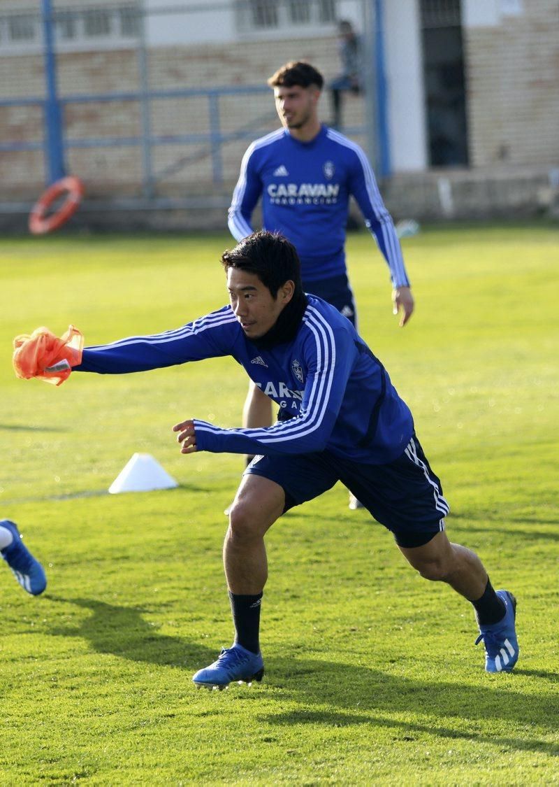 Entrenamiento del Real Zaragoza (7-2-2020)